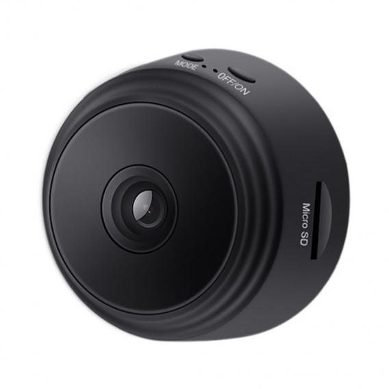 A9 1080P Drahtlose Kamera Nachtsicht-Bewegungserkennung 150 Grad Weitwinkel-ueberwachungskamera (schwarz)