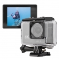 4K-Action-Kamera WiFi-Sportkamera 16MP 170¡ã Weitwinkelobjektiv 2,0-Zoll-LCD-Bildschirm 30M/98ft wasserdicht mit Montagezubehoer