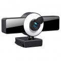 Webkamera mit Mikrofon Und Sichtschutzabdeckung USB Computerkamera Autofokus für PC Monitor Videoanrufe Konferenzen Farbe 4k