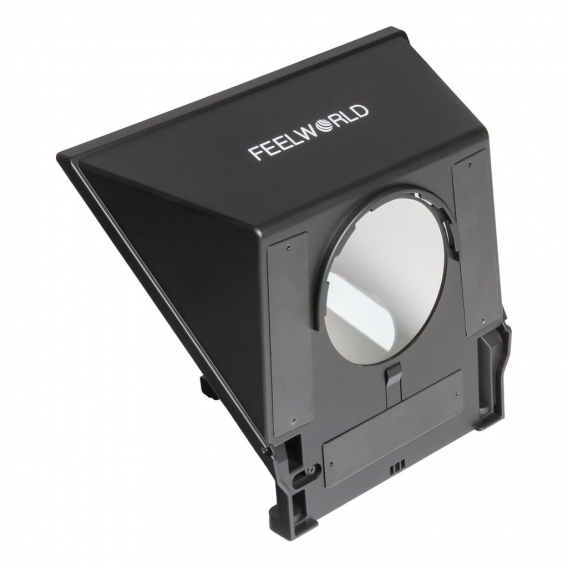 FEELWORLD TP2 Tragbare DSLR-Kamera Teleprompter Prompter mit Fernbedienung 8-teilige Objektivadapterringe fuer die Videoaufzeich