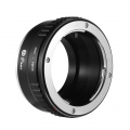 Fikaz OM-NEX Objektivhalterung Adapterring Aluminiumlegierung Kompatibel mit Olympus OM-Mount-Objektiven fuer spiegellose Kamera