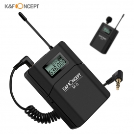 More about K & F CONCEPT M-8 UHF Wireless Lavalier Ansteckmikrofonsystem mit Sender Empfaenger Empfaenger Unidirektionales Mikrofon fuer DS