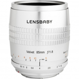 More about Lensbaby Velvet 85 silver Canon EF
