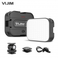 VIJIM VL100C Mini-Video-LED-Licht 6W CRI95 3200K-6500K Stufenlos Dimmbar mit dreifachem Kaltschuh Eingebauter wiederaufladbarer 