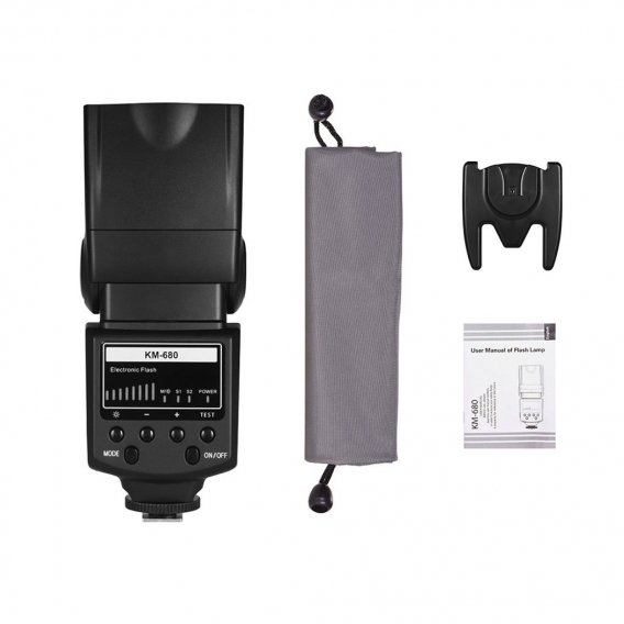 Professionelles Blitzlicht auf der Kamera Speedlite Speedlight mit einstellbarer Helligkeit LED-Fuelllicht Blitzschuhhalterung f