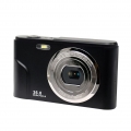 Kleine Digitalkamera mit 36 MP, HD 1080p und 16x Zoom Schwarz