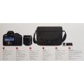 CANON EOS 2000D Kit Spiegelreflexkamera 18-55 mm Objektiv inkl. Tasche, Speicherkarte