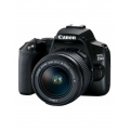Canon EOS 250D + EF-S 18-55mm f/3.5-5.6 III, 24,1 MP, 6000 x 4000 Pixel, CMOS, 4K Ultra HD, Touchscreen, Schwarz