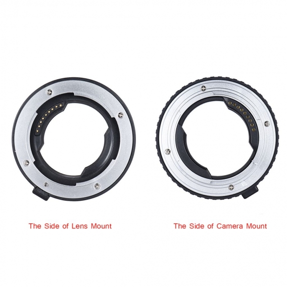 VILTROX DG-EOS M Automatische Extension Tube 10mm und 16mm Autofokus fuer Canon EF-M Montage Serie Mirrorless Kamera und Objekti