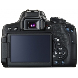 More about Canon EOS 750D + EF-S18-55mm IS STM, 24,2 MP, 6000 x 4000 Pixel, CMOS, Full HD, Touchscreen, Schwarz