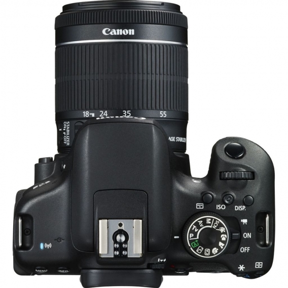 Canon EOS 750D + EF-S18-55mm IS STM, 24,2 MP, 6000 x 4000 Pixel, CMOS, Full HD, Touchscreen, Schwarz