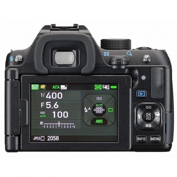 PENTAX Spiegelreflexkamera K-70 - 24 MP - WiFi + Objektiv 18-50mm RE - Schwarz