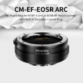 Commlite CM-EF-EOSR ARC Autofokus Kamera Objektiv Adapterring Ersatz fuer EF EF-S Objektiv zu Canon R RF Kamera