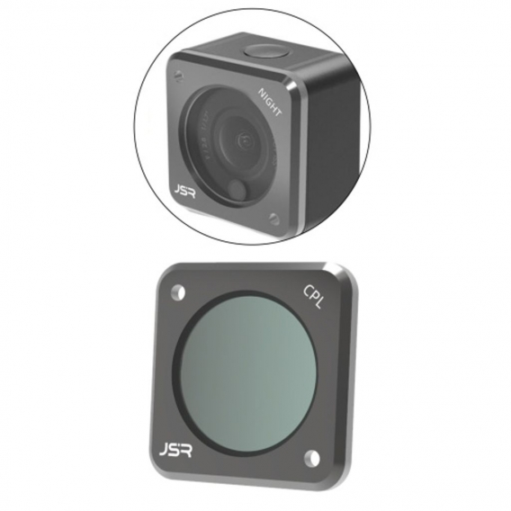 UV-Schutzfilter Optischer Glas-Fotografiefilter für DJI Action 2 Kameraobjektiv Farbe CPL