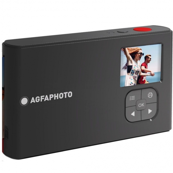 AGFA AMS23RD Mini-Kameradrucker 2in1 - 2 * 3 - Rot