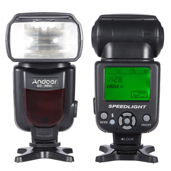 Andoer AD-960II Universal LCD-Display auf der Kamera Speedlite Blitz GN54 fš¹r Nikon Canon Pentax DSLR-Kamera