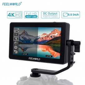 More about FEELWORLD F6 Plus 5,5-Zoll-Kamera-Feldmonitor-Kit 3D-LUT-Video-Assistent mit Sonnenschutz-Kipparm-Unterstš¹tzung 4K HD-Eingabe- 