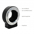 Commlite ENF-E1 Adapterring fuer elektrische Objektivhalterung AF Autofokus VR Einstellbare Blendenbelichtung fuer Nikon F-Mount