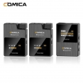 COMICA BoomX-D D2 Ein-Trigger-Zwei 2,4-G-Digital-Funkmikrofonsystem 50 m effektive Reichweite 3,5-mm-Schnittstelle fuer spiegell