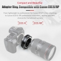 Adapterring fuer Viltrox EF-R2 Objektivhalterung Verstellbarer Adapterring Autofokus Kompatibel mit Canon EF / EF-S Objektiv Kom