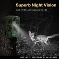 COCOCAM JDL-601 4K / 24MP Wildkamera Weitwinkel Wlan unsichtbare LED Nachtsicht