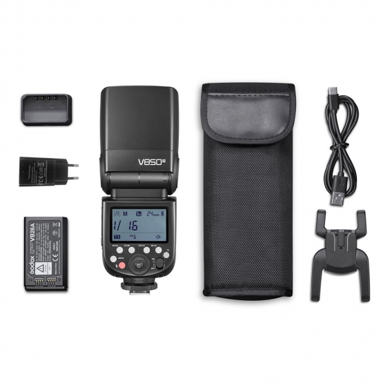 Godox V850III 2.4G Wireless Camera Flash Speedlite On-Camera Sender/Empfaenger Speedlight 1/8000s HSS GN60 mit 2600mAh Batterie 