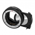 Commlite CM-EF-EOSR VCPL-Adapterring fuer Autofokus-Kameraobjektiv mit CPL-Filterersatz fuer EF / EF-S-Objektiv an Canon R / RF-