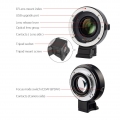 Viltrox EF-E II Objektivhalterung AF Autofokus-Reduzierer Booster-Adapter fuer Canon EF-Objektiv an  E-Mount-Kamera