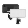 ORDRO Mini-LED-Videoleuchte Auf der Kamera Fuellleuchte Fotografie Lampe Dimmbar 2700-6500K CRI 95+ Eingebauter 2000-mAh-Akku mi