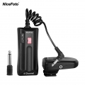 NiceFoTo Wireless Transmitter Receiver Flash Trigger mit 6,35 mm Adapter Kompatibel mit Canon Nikon  Panasonic