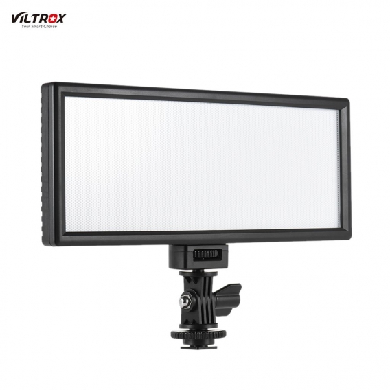 VILTROX L132B Profi ultra-duennen LED-Videoleuchte Fotografie Fill Light Adjustable Helligkeit Max Helligkeit 1082LM 5400K CRI95