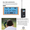 COMICA CVM-WM100H 48-Kanal-UHF-Wireless-Handheld-Mikrofon-System 328ft Bereich / 16level Volume / Echtzeit-Monitor mit Sender, E