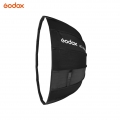 Godox AD-S65S 65cm / 25,6 Zoll Tragbarer, tiefsitzender Parabolic-Softbox-Regenschirm Godox-Halterung Schnelle Installation Silb