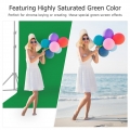 1,8 * 3m / 6 * 9,8ft Professioneller Green-Screen-Hintergrund Studiofotografie-Hintergrund Waschbares, strapazierfaehiges, strap