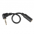 Mikrofon-Adapter-Kabel Smartphone Handy-Mikrofon Mic zu PC Computer DSLR Kamera-Adapter
