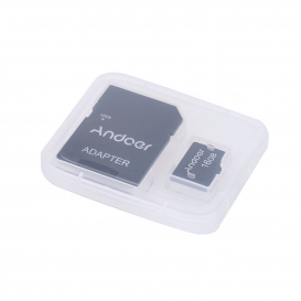 More about Andoer 16GB Class 10 Speicherkarte TF Card + TF Card Adapter fuer Kamera Auto Kamera Handy Tisch PC Audio Player GPS