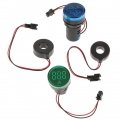 LED Panel Digital Strom Tester Amperemeter Auto Motor 0 100A 2 Farbe Blau +