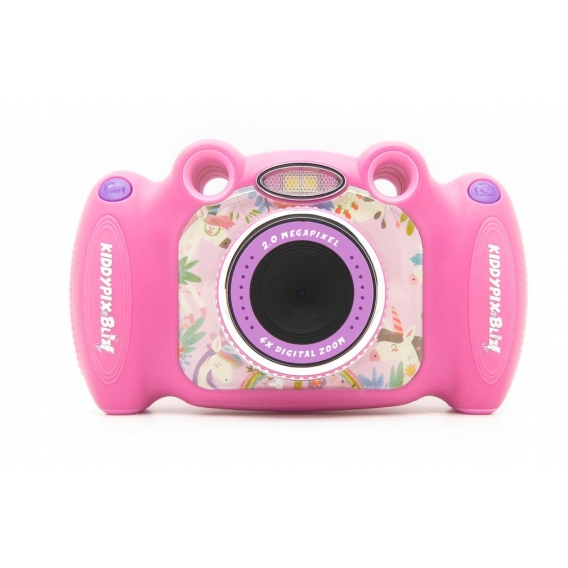 Easypix Kiddypix Blizz Kinderkamera Digitalkamera mit Webcam Funktion pink