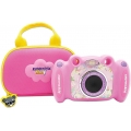 Easypix Kiddypix Blizz Kinderkamera Digitalkamera mit Webcam Funktion pink