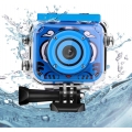 Kinder Underwater Kamera, 1080P HD Digitale Foto- / Videokameras Unterwasser-Actionkamera Wiederaufladbare Action Kamera Unterwa