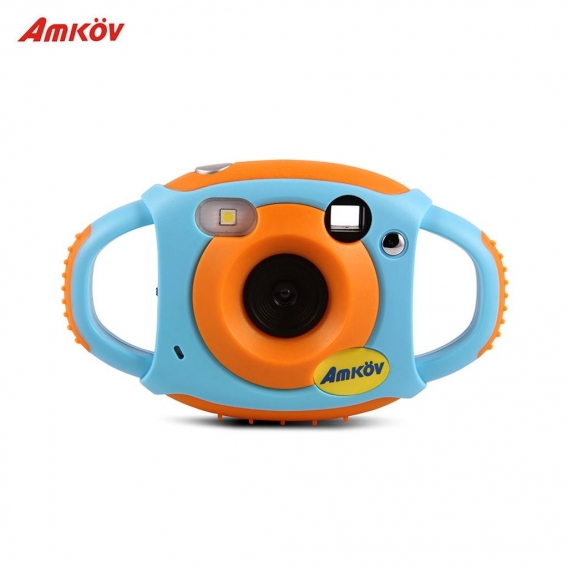 Amkov Süße digitale Videokamera max. 5 Megapixel Eingebaute Lithiumbatterie Weihnachten Neujahrsgeschenk für Kinder Kinder Junge