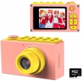 Digitale Kamera für Kinder, Fotokamera Kinderkamera Videokamera mit 4X Digitaler Zoom/HD 1080/ 8 Megapixel/ 2 Zoll Bildschirm/ 2