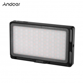 More about Andoer Portable RGB LED-Videoleuchte Panel Dimmbar 2500K-8500K Mini-Taschenkamera Fš¹lllicht mit OLED-Bildschirm 360 Farben 9 Sp