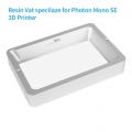 Für Photon Mono SE 3D-Drucker ANYCUBIC Metallharztanks Bottiche Harzbottich eloxiertes Aluminium 178x120x30mm 3D Druckerzubehör