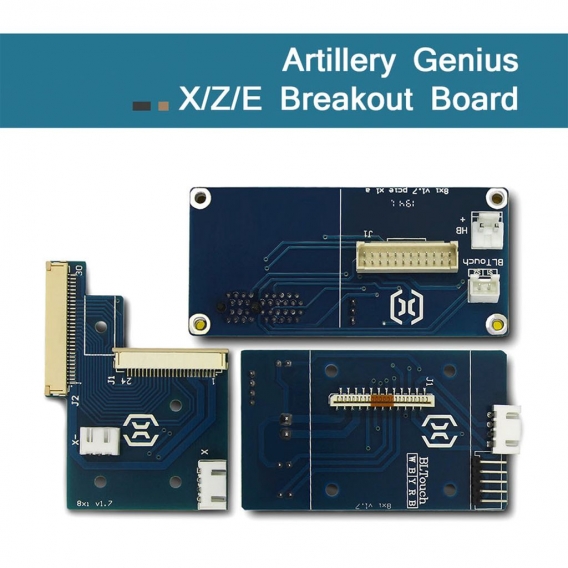 Artillery X / Z / E PCB Board Kit Ersatzadapterplatine mit Kabel Kompatibel mit Genius 3D-Drucker