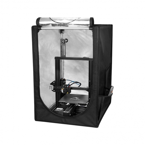 Creality 3D® Small Enclosure Abnehmbarer 3D-Drucker Aluminiumfolien-Isolationsabdeckung mit Flammschutzmittel für die Ender-3-Se