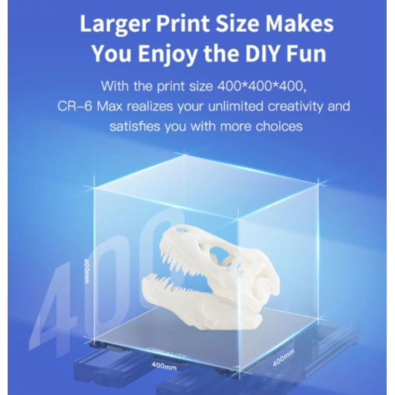 Creality 3D CR-6 Max-Präzisions-3D-Drucker 400 x 400 x 400 mm Große Druckgröße
