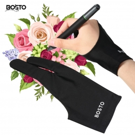 More about BOSTO Two-Finger Free Size Drawing Cover Artist Tablet Drawing Cover for Right & Left Hand Compatible with BOSTO/UGEE/Huion/Waco