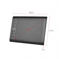 Bosto 1060 Plus Digital Graphic Drawing Malerei Animation Tablet Pad 10 '' * 6 '' Arbeitsbereich 8192 Level Pressure Sensitivity