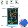 Linuode 12-Zoll-LCD-Zeichnungstablett Elektronisches Zeichenbrett Digitales buntes Handschrift-Pad Grafiktablett für Kinder und 
